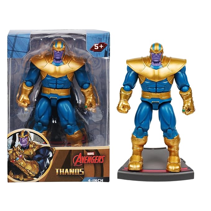 Original Licensed Marvel Thanos Action Figure - 4 Inch | Collectible Figurine