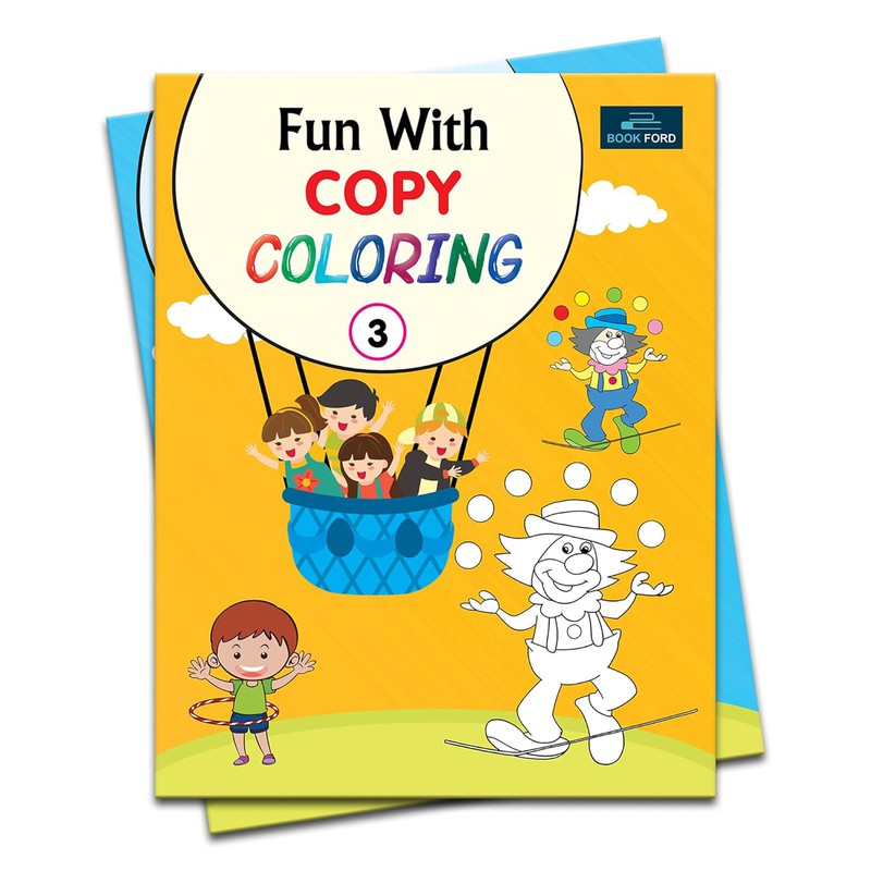 Fun With Copy Coloring Book Part 3 For Kids