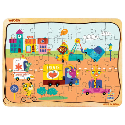 The Kiddy City Wooden Jigsaw Puzzle, 40pcs