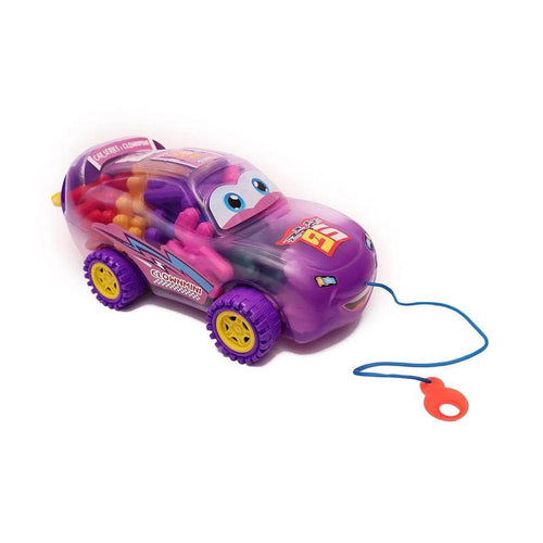 UATOYS Girnar Car Series Clown Mini Blocks Set - 58 Pieces (2-6 Years)