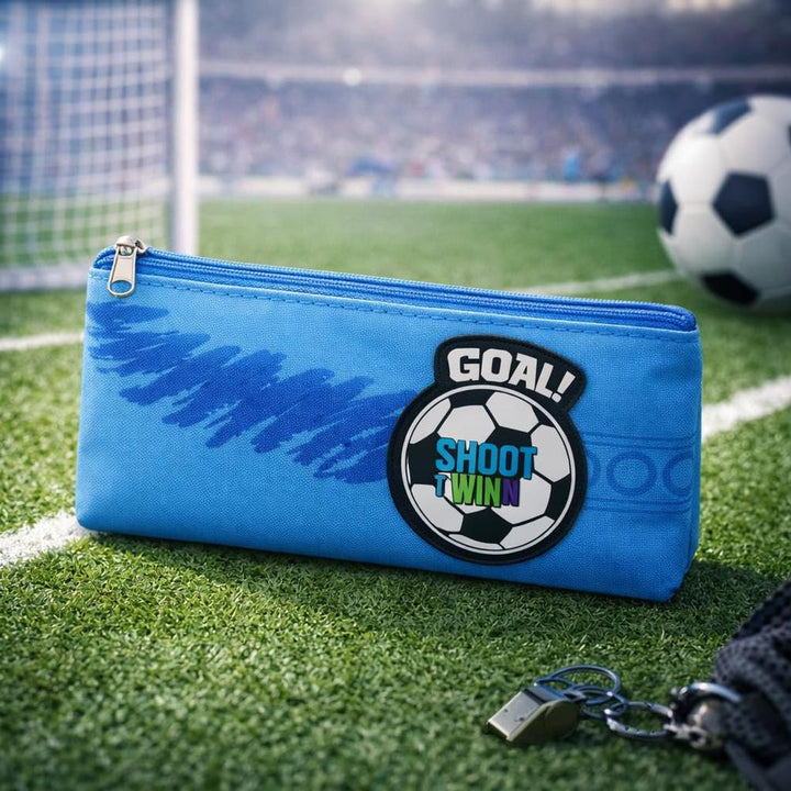 Goal Shoot Pencil Case - Sky Blue