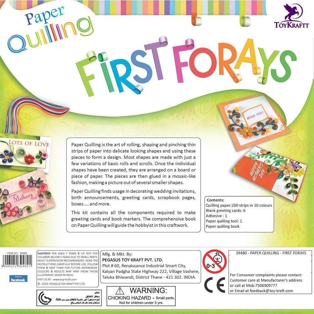 First Forays Craft Paper Quilling Set