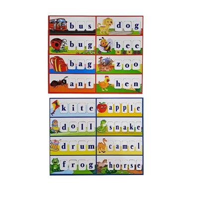 Learn to Spell Board Games (60 Puzzles Pieces)