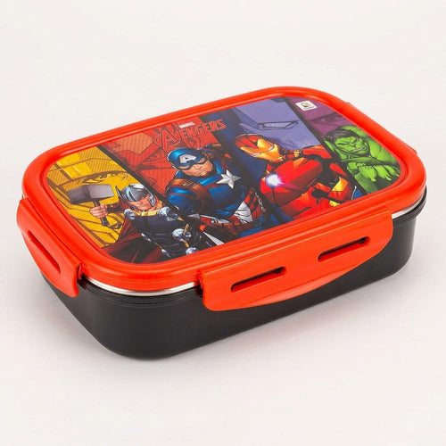 Original Mavel Avengers 3 Compartment Insulated Lunch Box - 700ml