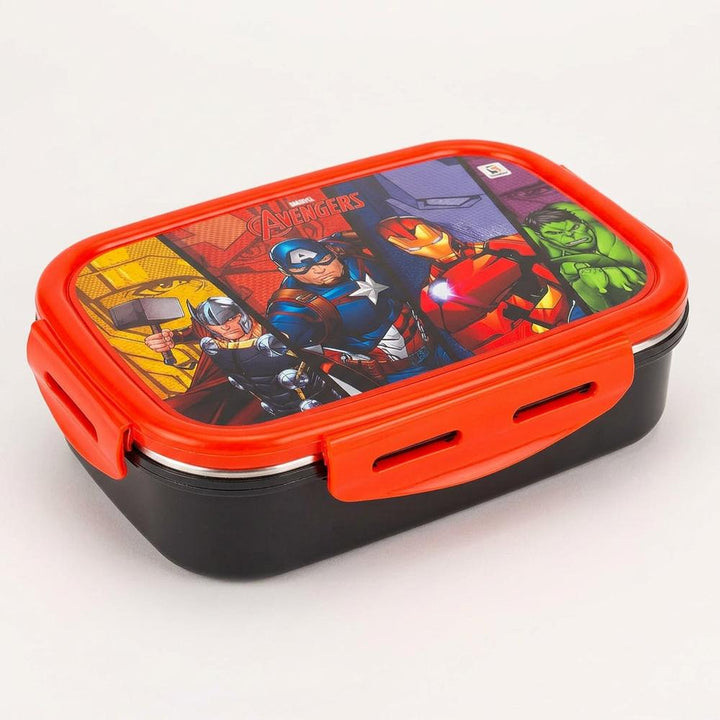 Original Mavel Avengers 3 Compartment Insulated Lunch Box - 700ml