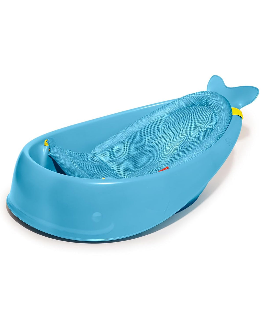 Skip Hop Moby Smart Sling 3-Stage Baby Bath Tub | Newborn to Toddler Bathtub with Mesh Sling & Non-Slip Interior | Blue