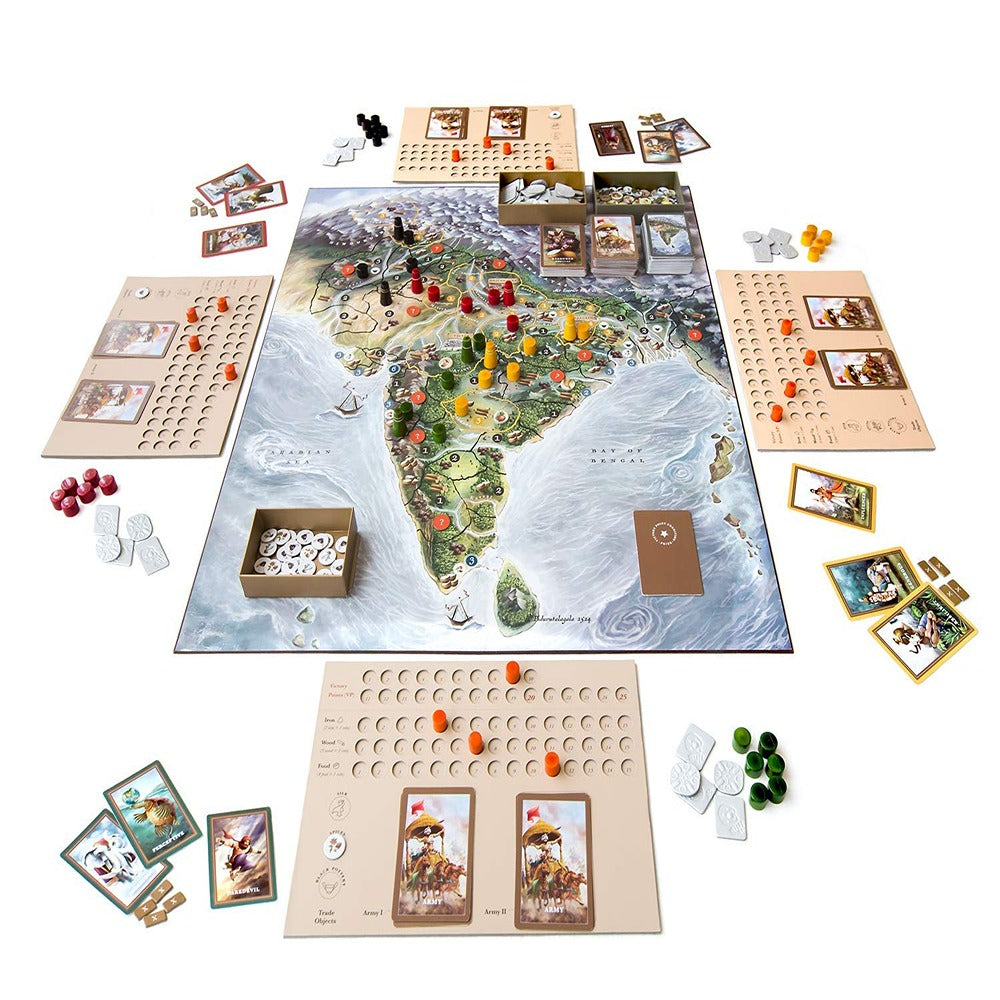 2 in 1 Bharata 600 BC Board Game