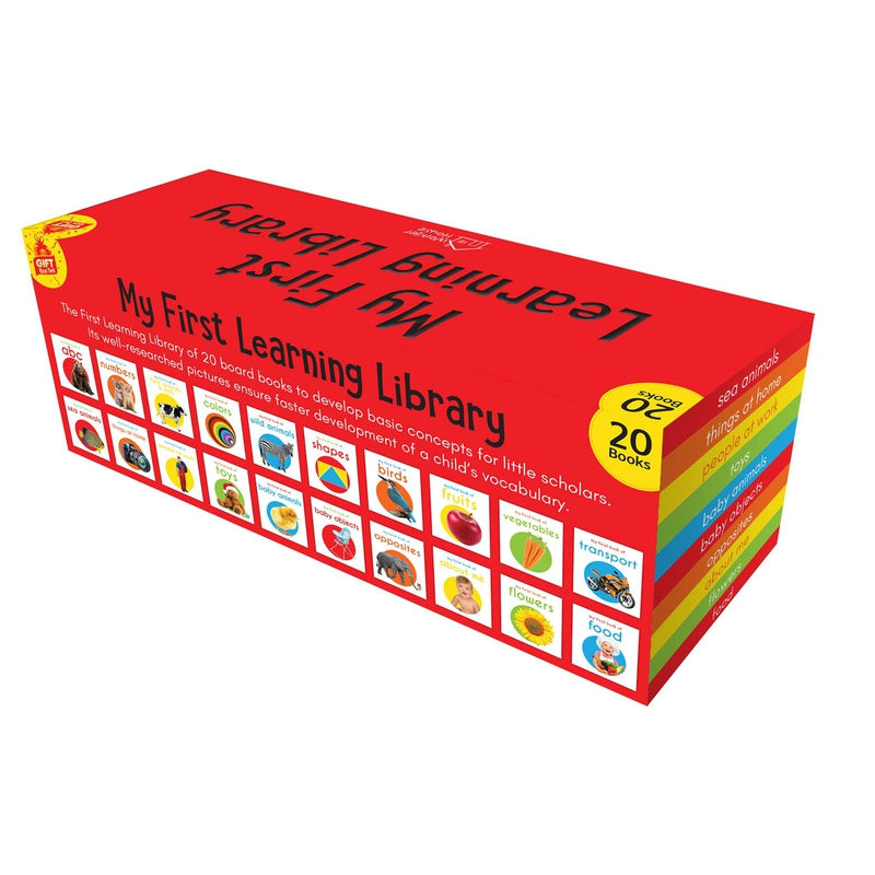 My First Complete Learning Library: Boxset of 20 Board Books  (Horizontal Design)