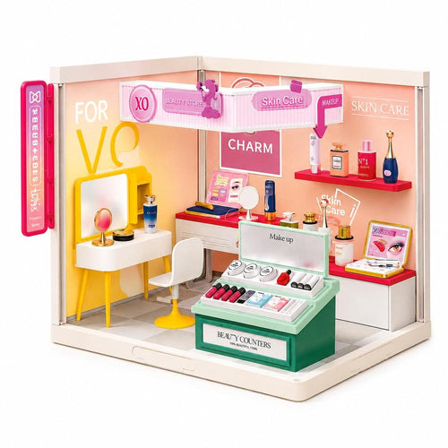 Dream World Micro Home Yoyo Cabin Beauty Shop - DIY Dollhouse | 106 Pieces