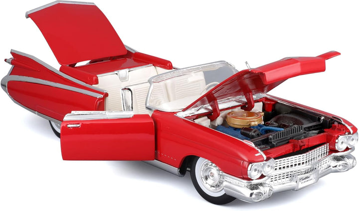 Maisto Original 1959 Cadillac Eldorado Biarritz Licensed Diecast Car | 1:18 Scale (14 Years till Grown Ups)