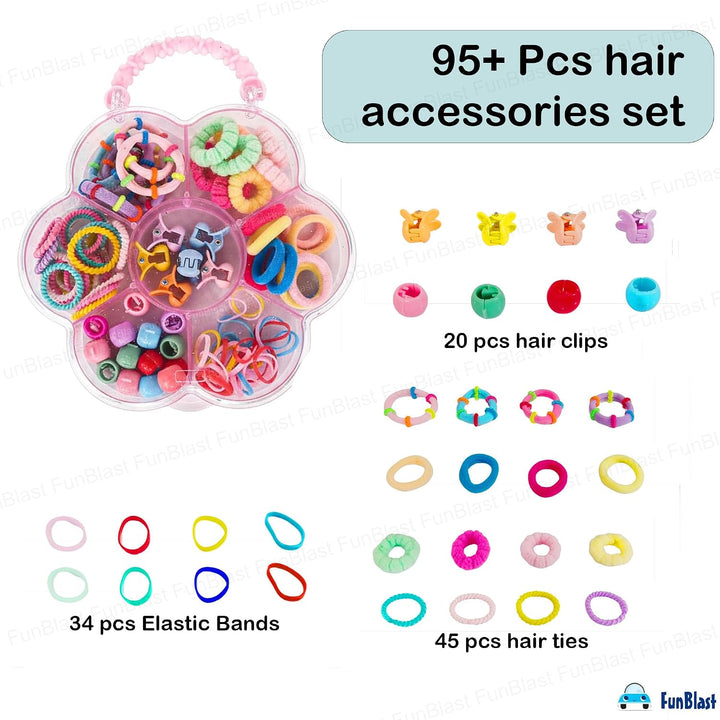 FunBlast Hair Accessories Combo Set for Girls | Kids Hair Accessories