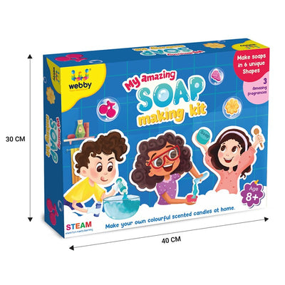 DIY Amazing Soap Making Kit, STEAM Learner, Educational & Learning Activity Toy Kit for Kids, Boys & Girls Age 8+ (Large)