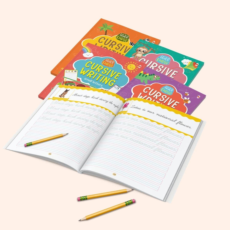 Cursive Writing Books (Set of 5 Books) - Handwriting Practice Books