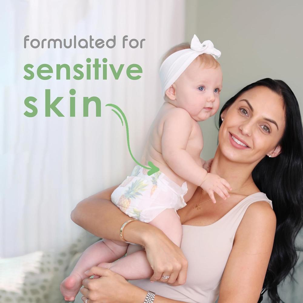 PureBorn Organic Bamboo (Size-2) Baby Disposable Diapers | 32 Pieces | 3-6 kgs