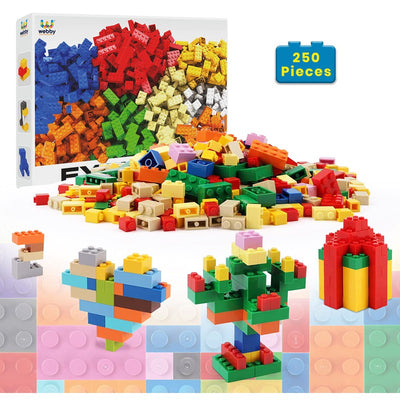 ABS Building Blocks Construction Set Activity Toys for Kids - 250 Pieces