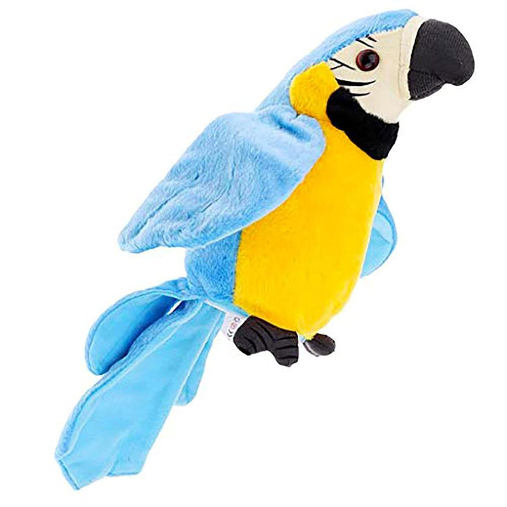 BIG FUN Toys Talking Parrot Toy for Kids – Repeats What You Say | Funny Learning Plush Toy