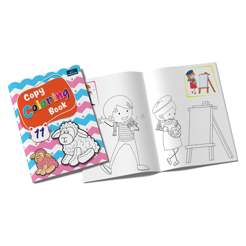Coloring Book For Kids - Set Of 9 Books - Tracing Copy Coloring, Santa ...