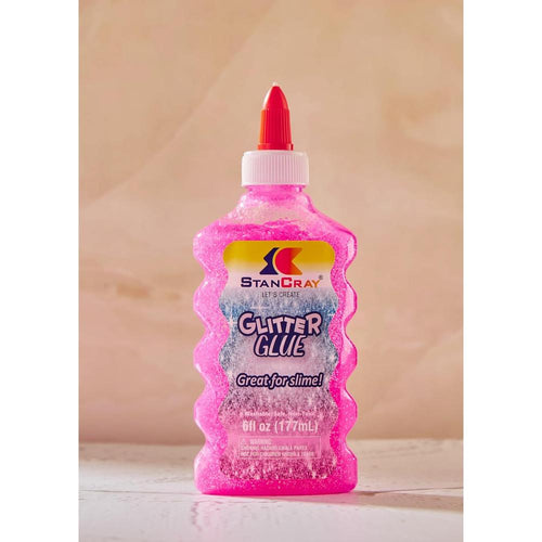 STANCRAY Washable Glitter Glue - 177ml | Liquid Glue, Extra Strong | Great for Making Slime