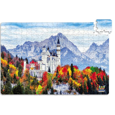 Neuschwanstein Medieval Castle Cardboard  Jigsaw Puzzle, 252 pieces