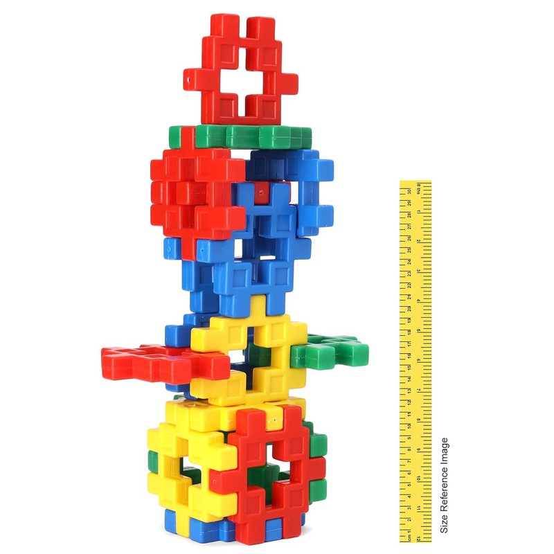 Kindergarten Blocks Robot- 50 Pieces (3-6 Years)