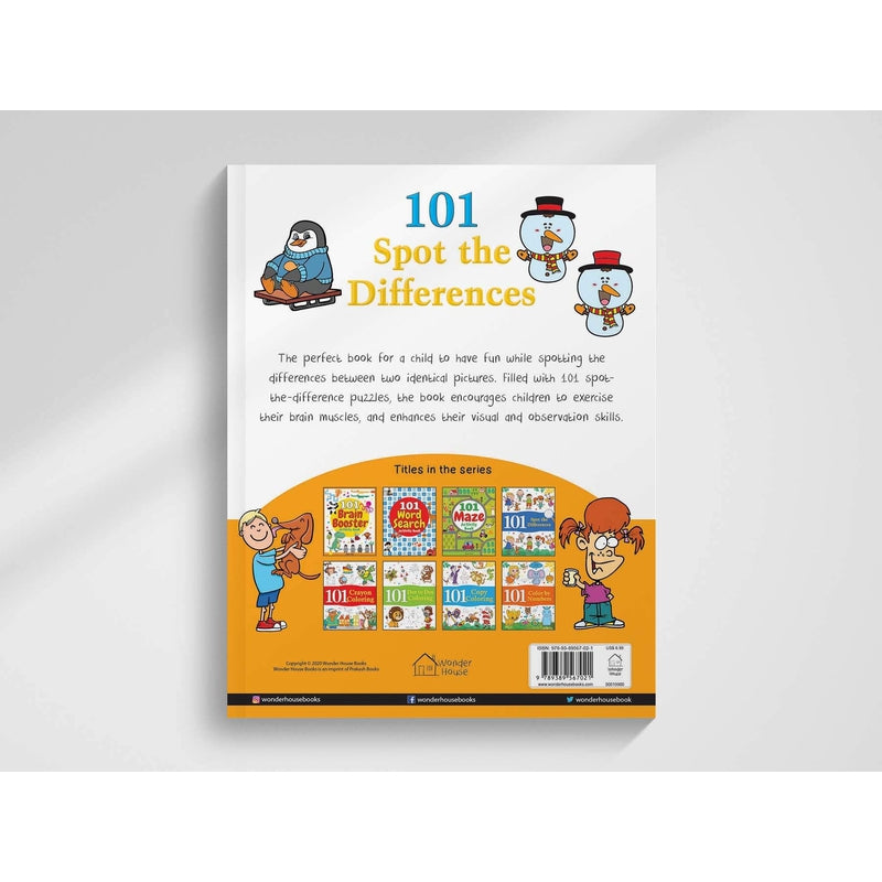 101 Spot the Differences : Fun Activity Books For Children