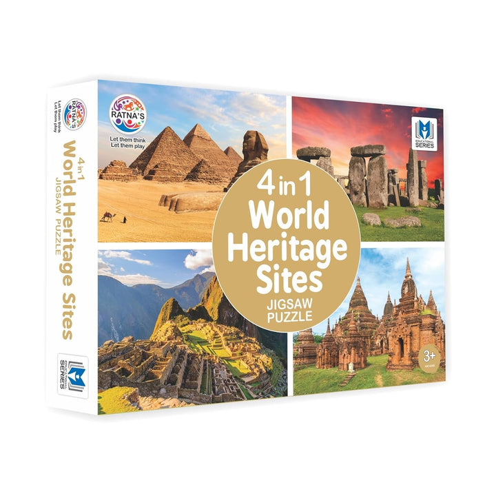 Ratna's 4 in 1 - World Heritage Sites Jigsaw Puzzle