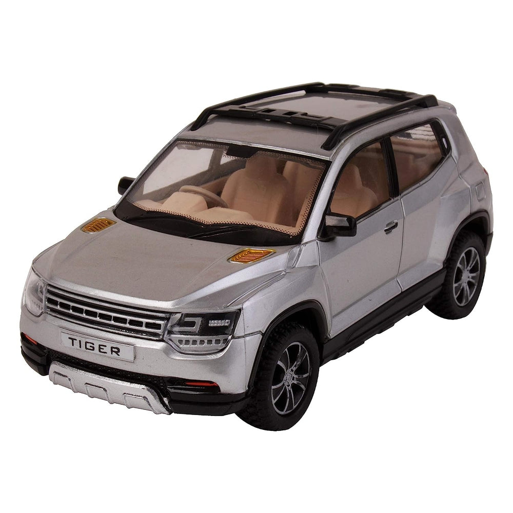 Tiger SUV Pull Back Toy Car - Assorted Colours (BG)