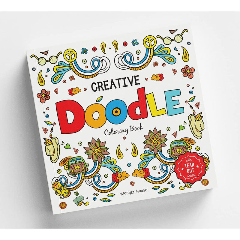 Creative Doodle Coloring Book: Children Coloring Book with Tear Out Sheets