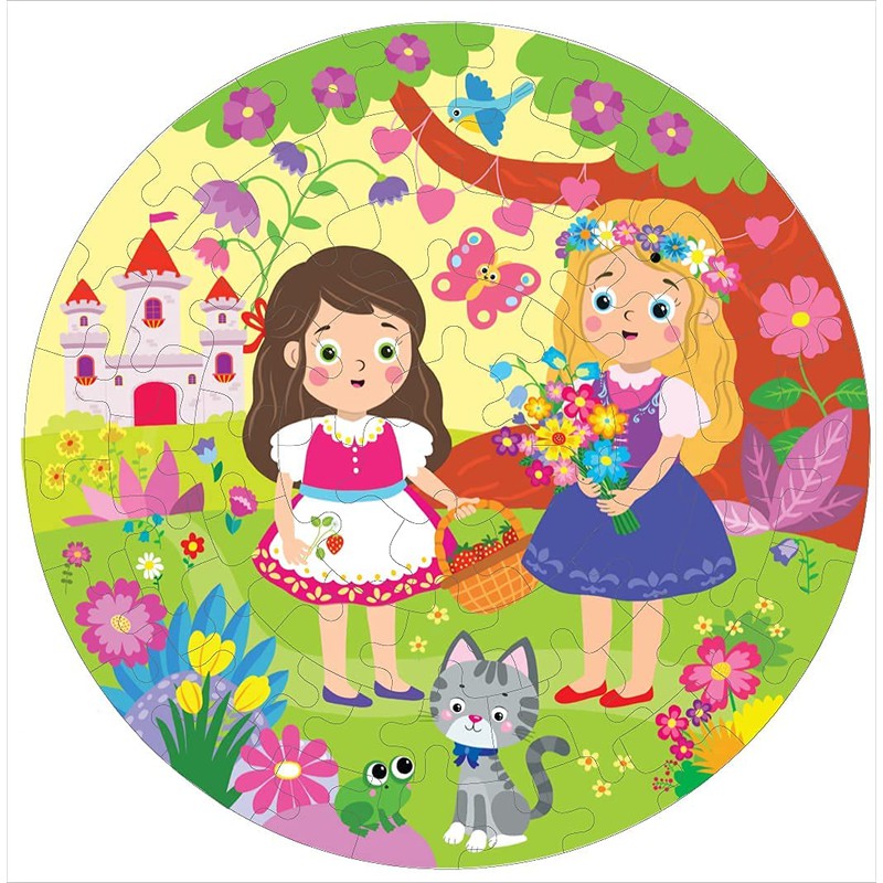 Creative Wooden Jigsaw Puzzle - 66 Pcs - Princess Girl