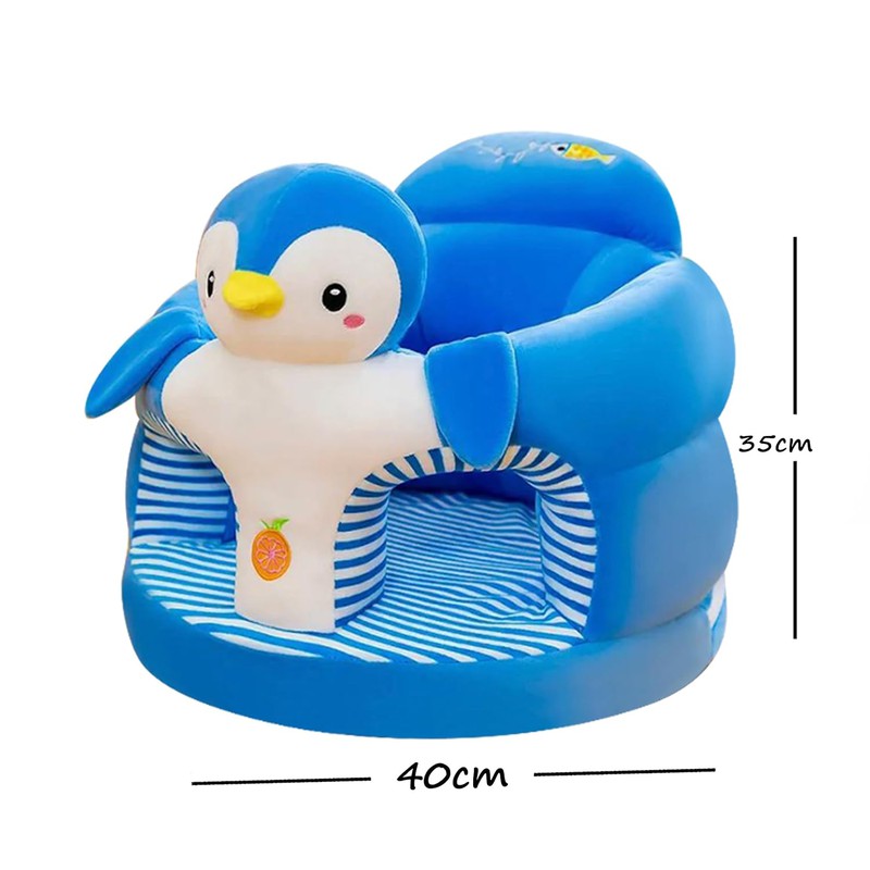 PENGUIN Shape Baby Soft Plush Cushion Baby Sofa Seat