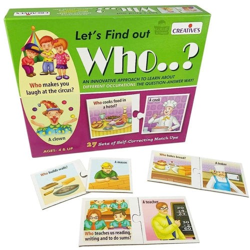 Creative's Let's Find Out - Who? Educational Puzzle (4-12 Years)