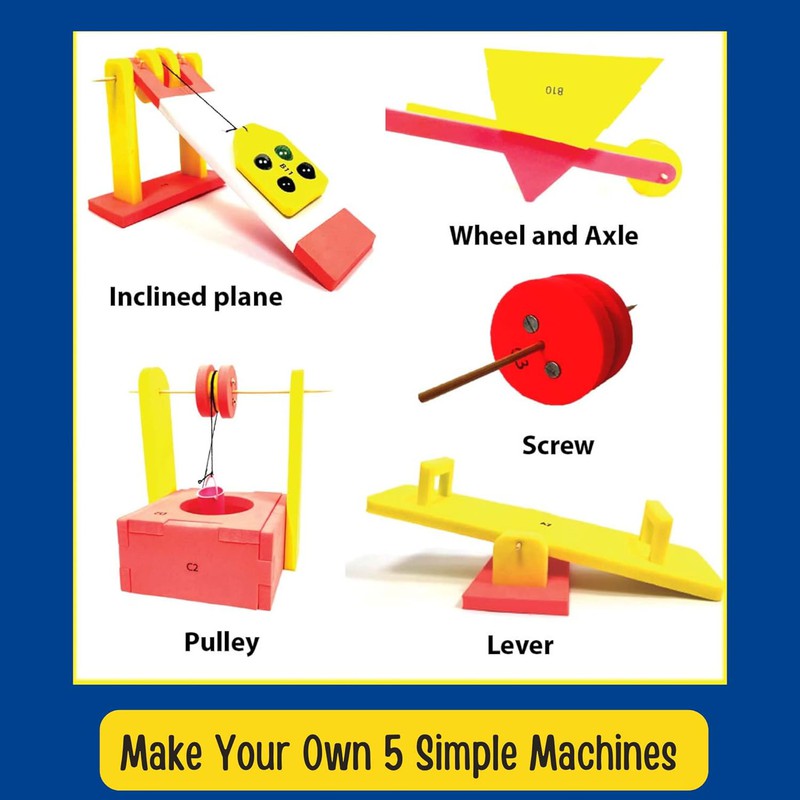 Simple Machine Science Experiment Kit | STEM Educational DIY Fun Toys