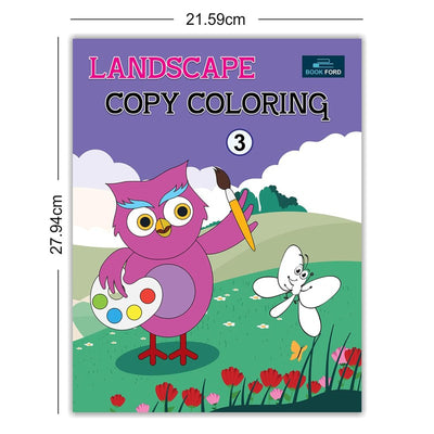 Landscape Copy Coloring Book Part 3 Coloring Book For Kids