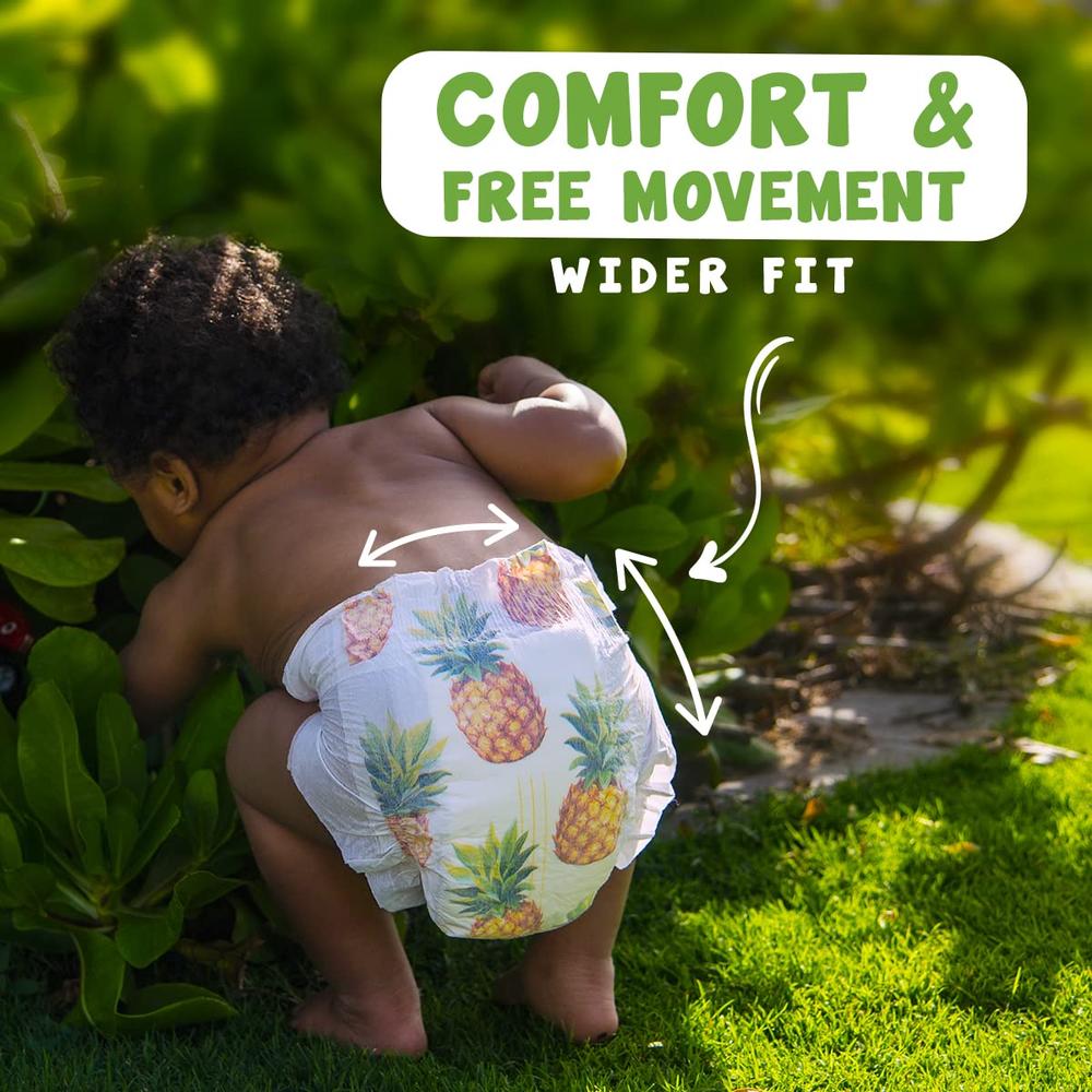 PureBorn Organic Bamboo (Size-4) Baby Disposable Diapers | 48 Pieces | 7-12 kgs