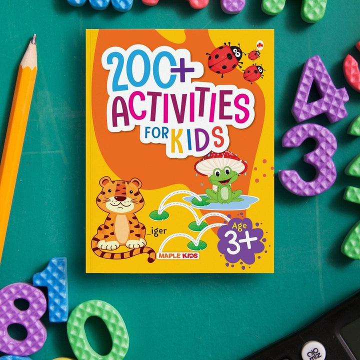 Brain Activity Book for Kids - 200+ Activities - Math, Language, and Logic