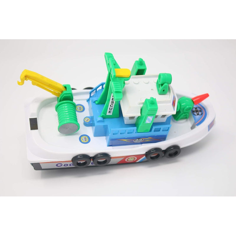 City Harbour Boat Pullback Toy