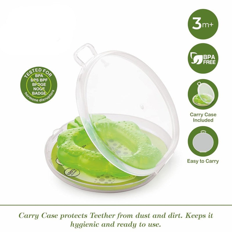 Grapes Teether | Cooling Water Filled Baby Teether with Carry Case, Soothes Gums and Easy to Grip