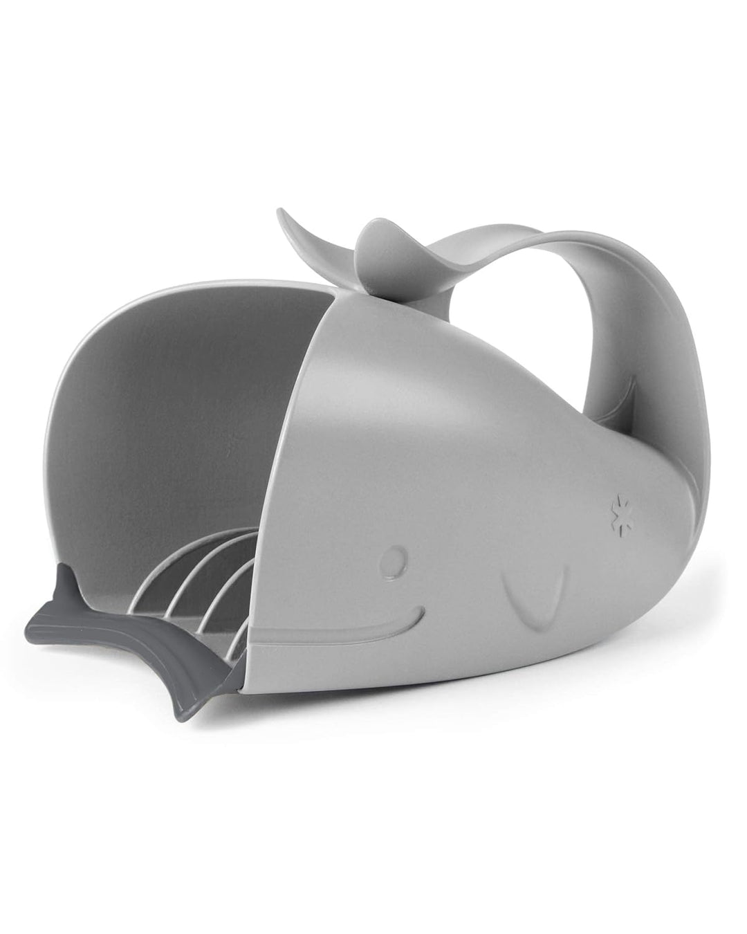 Skip Hop Moby Waterfall Bath Rinser - Grey | Soft Comfort Edge Bath Rinse Cup