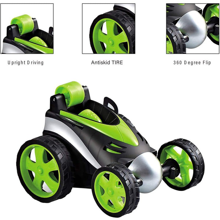 Remote Control Stunt Car | 360°Rotating Rolling Radio | Multicolor