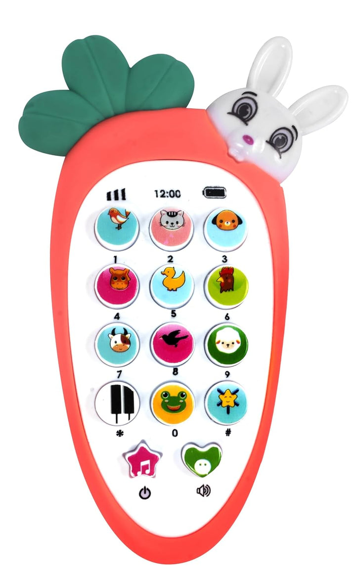 Venetian Industries My Smart Phone Toy | Musical Baby Phone with Animal Sounds & Lights | Interactive Pretend Play Toy
