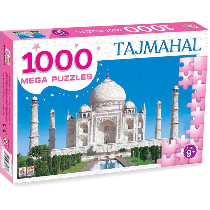 Mega Puzzles: Taj Mahal- Educational 1000 Pieces Puzzle for Kids and Adults