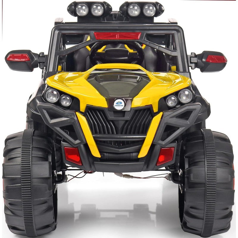 4x4 Battery Operated Electric Ride On Jeep | Motor for Steering | Remote Control | Yellow | COD Not Available