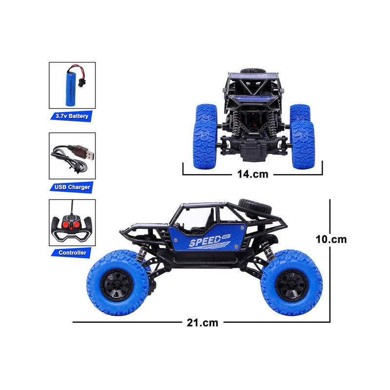 Remote Control RC Off Road Climbing and Monster Racing Rock Crawler Car (Assorted Colours)