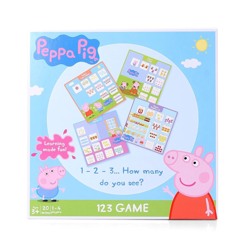 Original Funskool Peppa Pig 123 Board Game