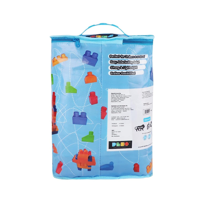 Building Blocks Bag Pack (80 Pieces) - Blue