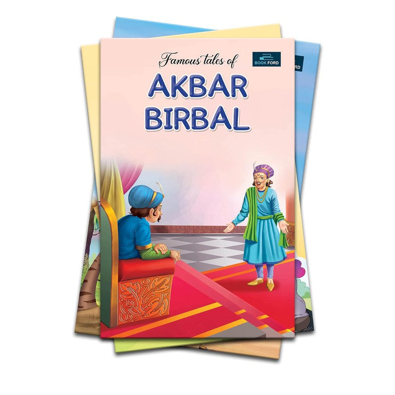 Famous Tales for Kids (Set of 3) Aesop's Fables, Akbar Birbal & Arabian Nights - Classic Stories of Wit, Wisdom, and Adventure