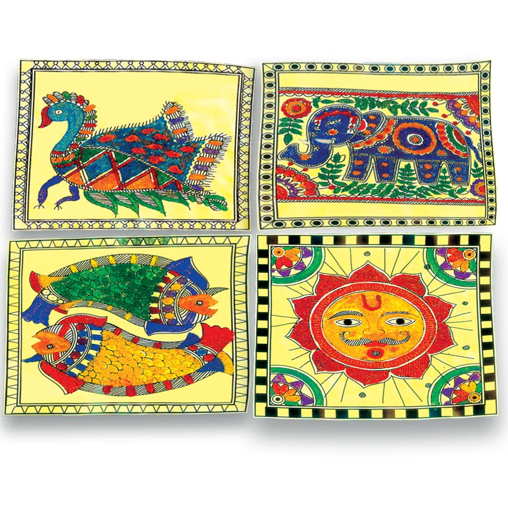 Madhubani Simple & Symbolic (Activity kit)