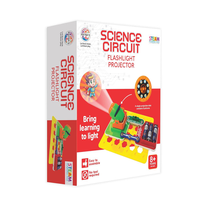 Ratna's Science Circuit - Flashlight Projector Kit I DIY Stream Educational Kit