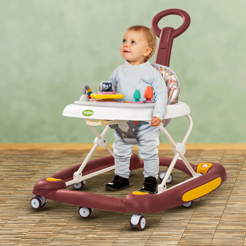 3 in 1 Awry Baby Walker with Push Handle & 3 Adjustable Height (9 Months to 1.5 Years) |  COD Not Available