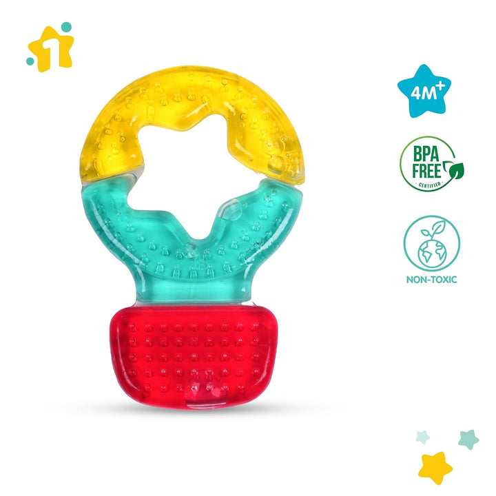 Hopop Water Filled Cooling Teether for Babies | Cool the Pain | Spark the Curiosity